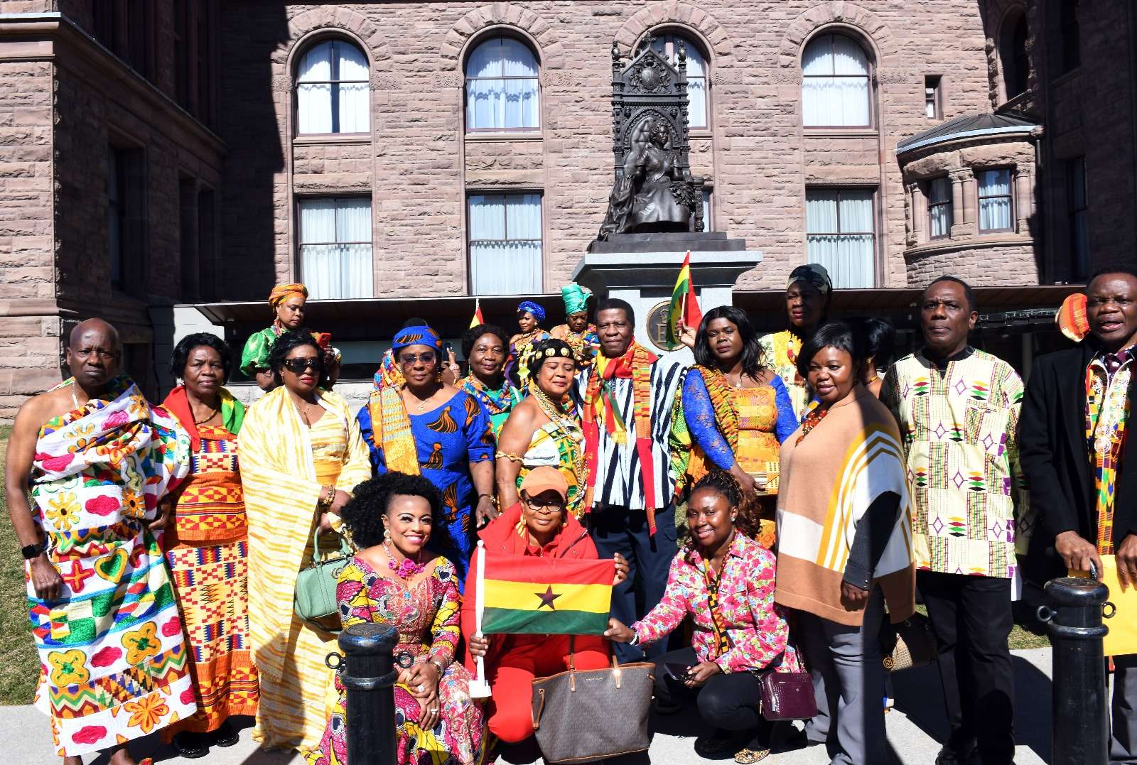 Flag Raising Ghana Flag Group
