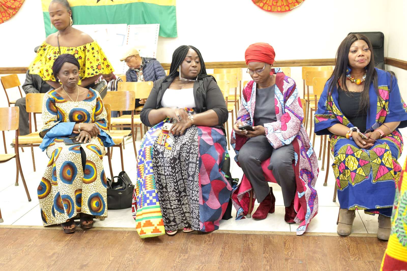 Black History Seated Community Members