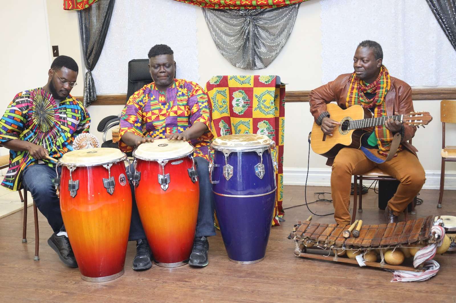 Black History Percussion And Guitar